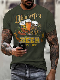 Moritz | Herren Kurzarm Oktoberfest T-Shirt mit Druck
