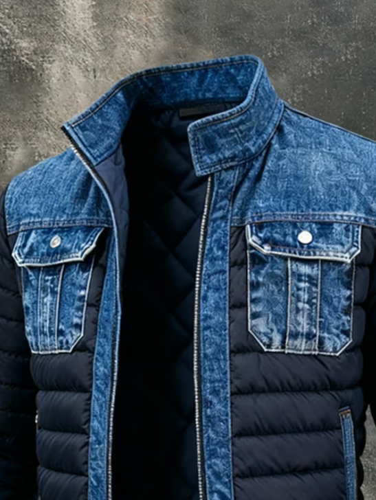 Herren Leichte Gesteppte Jacke für Herbst (3)