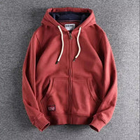 Noah | Herren Pullover aus Fleece mit Kapuze
