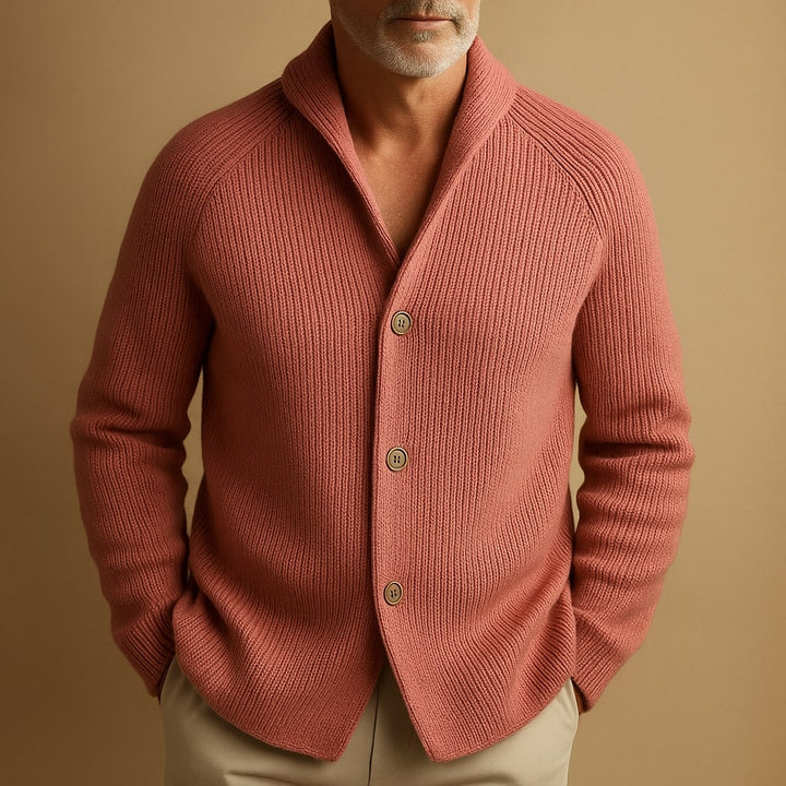 Herren Strickjacke aus Wollmischung für Herbst (8)