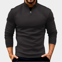 Leon | Herren Strickpullover mit Viertelreißverschluss für Alltag
