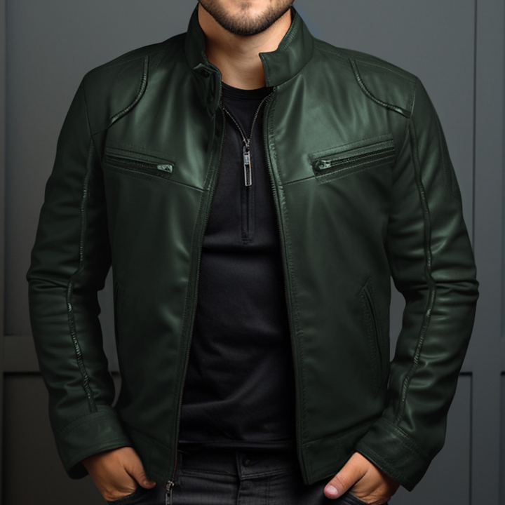 Herren Ultraleichte Regenjacke für Herbst in Grün