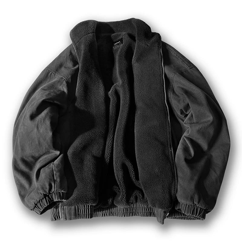 Herren Winterjacke Casual für Alltag in Grau