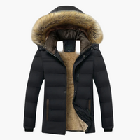 Jonas | Herren Winterjacke mit Kapuze für Herbsttage