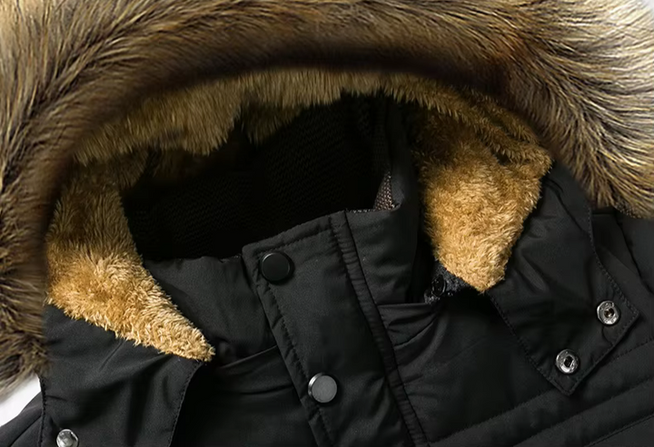Herren Winterjacke mit Kapuze für Herbsttage (5)