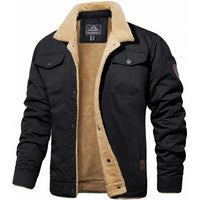Julian | Herren Winterjacke mit Sherpa-Futter