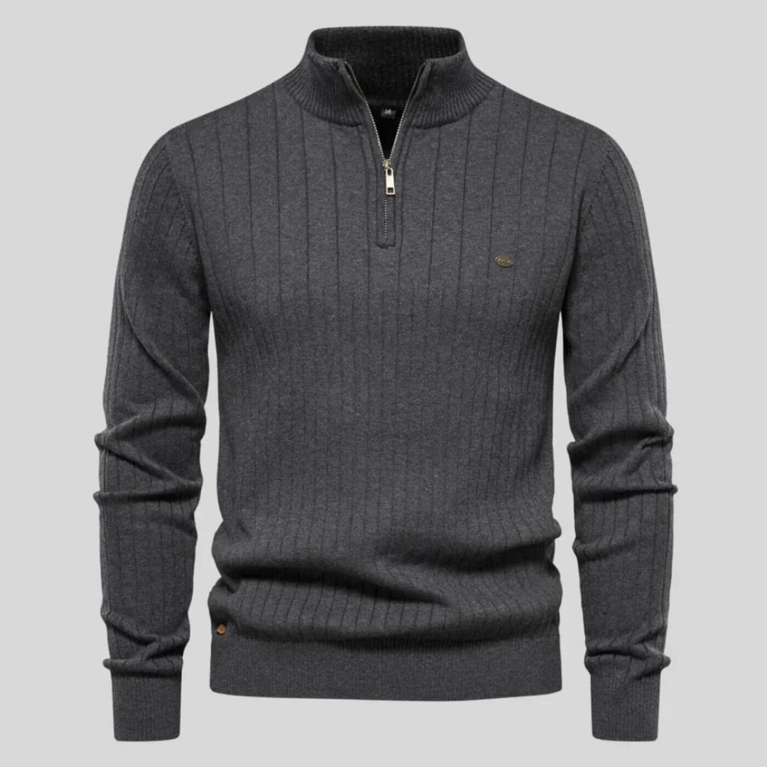 Hochwertige Damen Strickjacke für Herbst in Grau