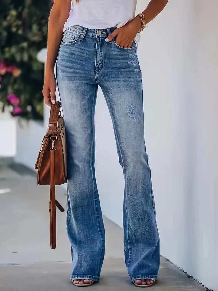 Jeans Bootcut Elásticos para Mujer