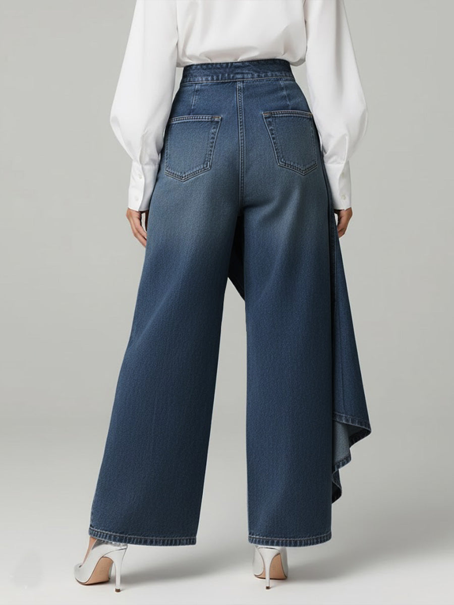 Jeans Mujer Cintura Alta Pierna Ancha Relajado (4)
