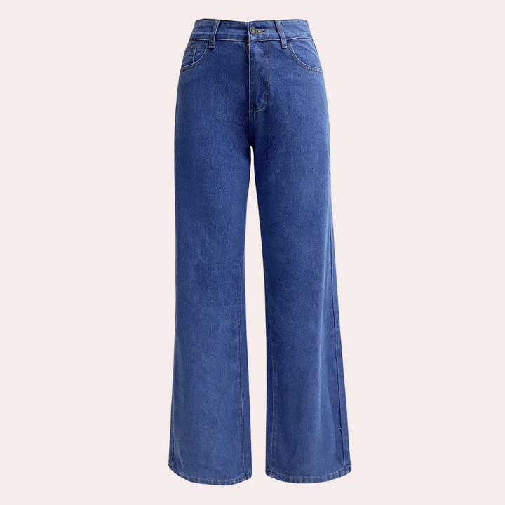 Jeans Rectos de Cintura Alta para Mujer (6)