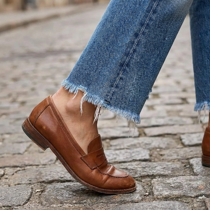 Jeans Retro Cortos Rectos para Mujer (8)