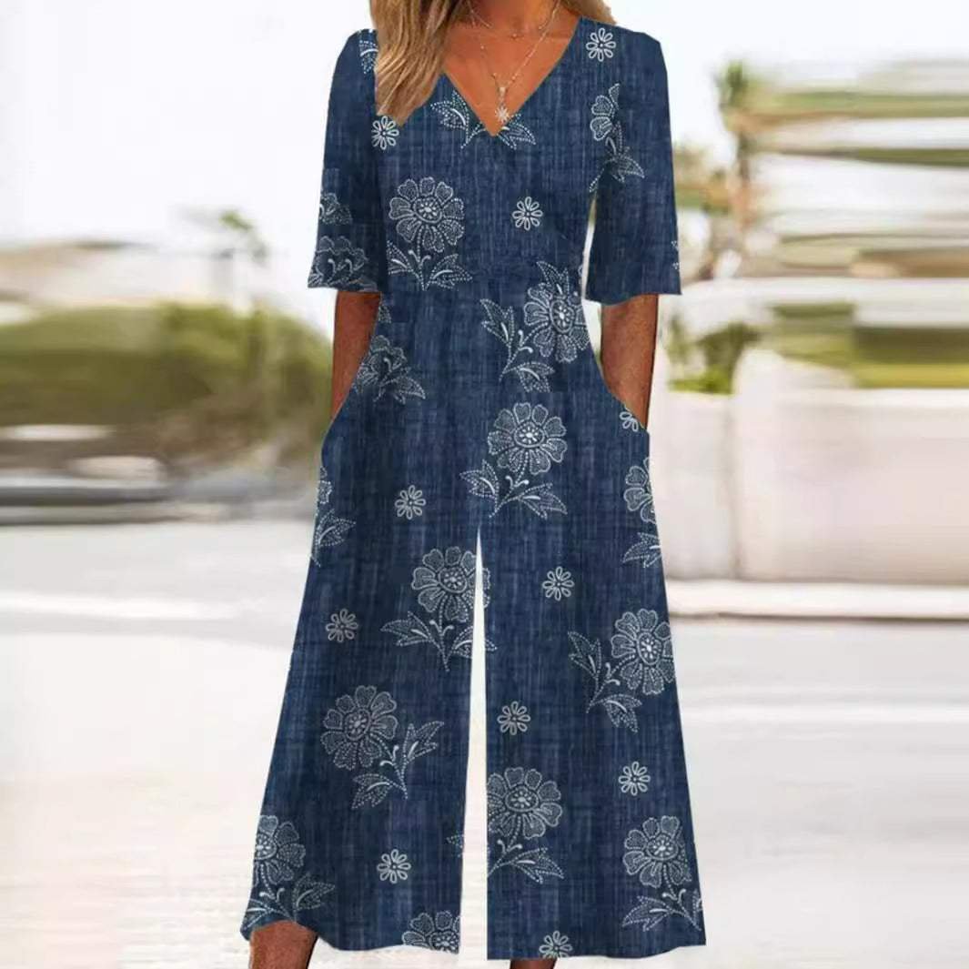 Jumpsuit para Mujer Estilo Boho Floral (4)