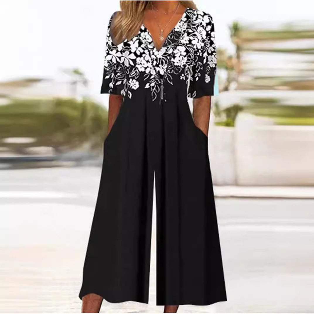 Jumpsuit para Mujer Estilo Boho Floral (5)