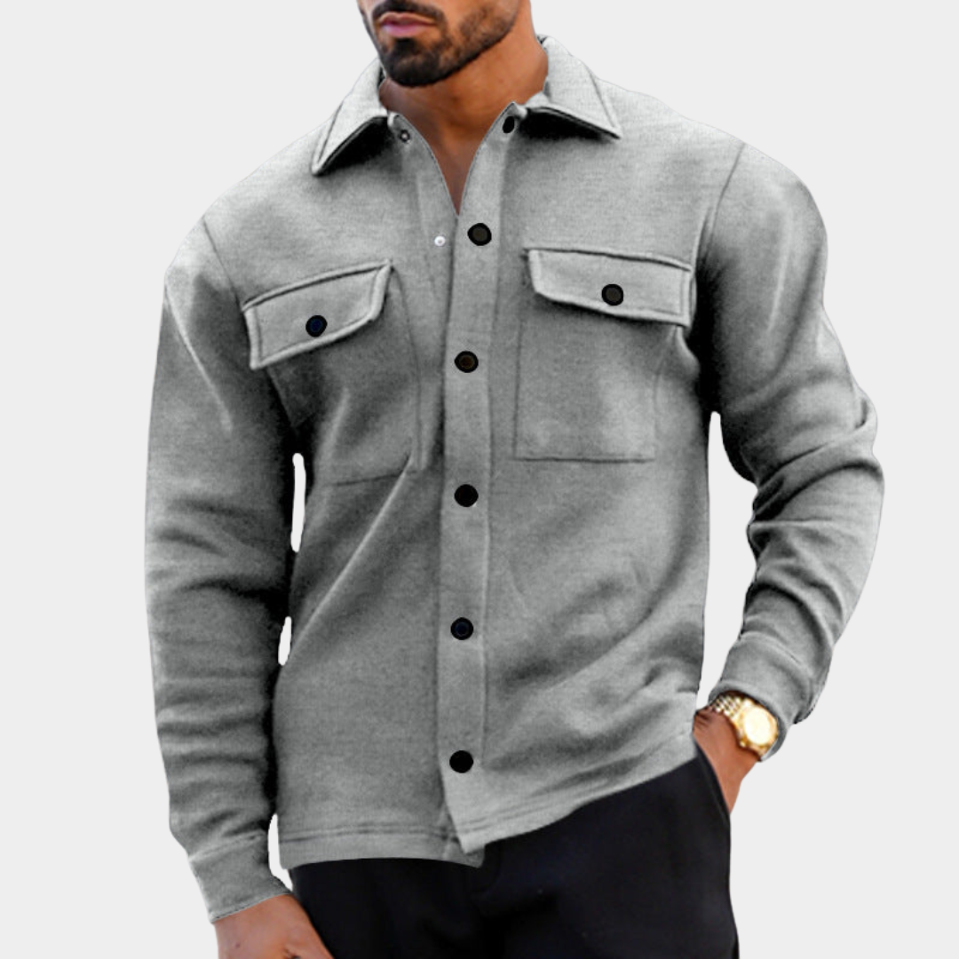 Klassische Herren Jacke aus Fleece