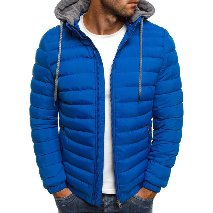 Leichte Herren Winterjacke für den Herbst in Königsblau