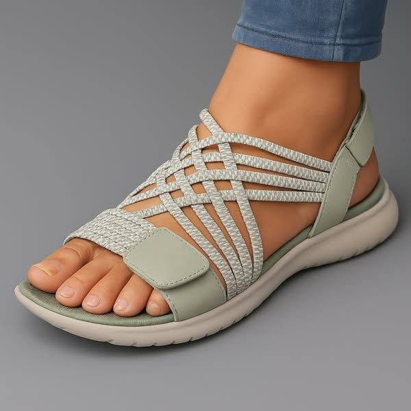 Leichte Orthopädische Sandalen Orthopedic Sandals en Verde