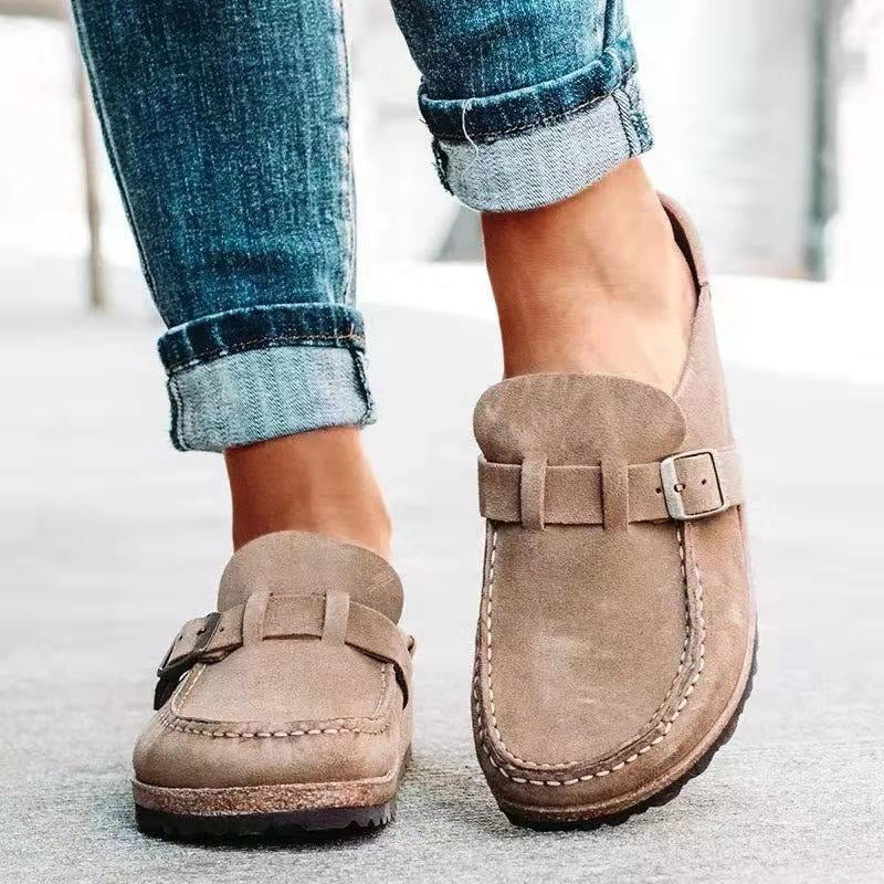 Loafer Elegante de Mujer Slip-On Primavera en Beige