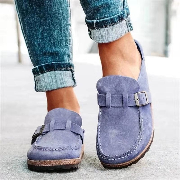 Loafer Elegante de Mujer Slip-On Primavera en Morado