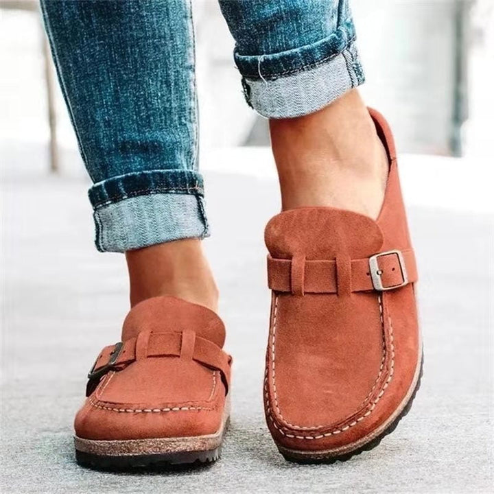 Loafer Elegante de Mujer Slip-On Primavera en Naranja