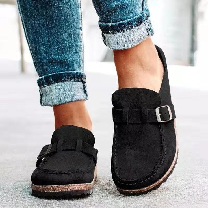 Loafer Elegante de Mujer Slip-On Primavera en Negro