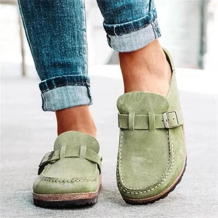 Loafer Elegante de Mujer Slip-On Primavera en Verde