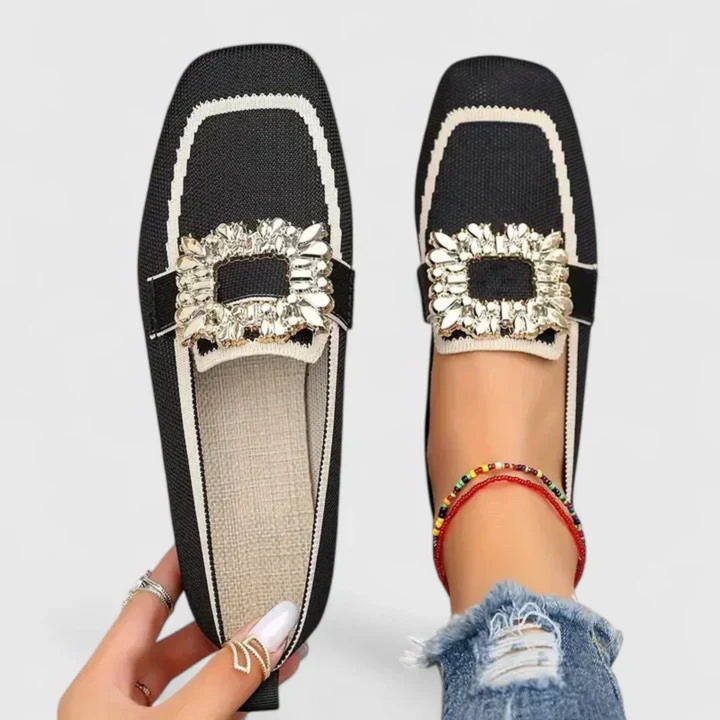 Loafer para Mujer Slip-On Elegante en Negro
