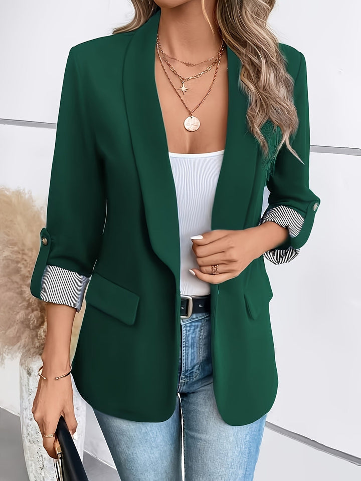 Mujer Blazer Elegante de Transición (3)