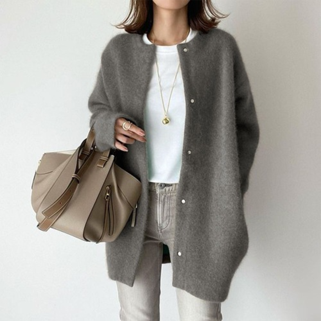 Mujer Cardigan de Punto Longline (13)