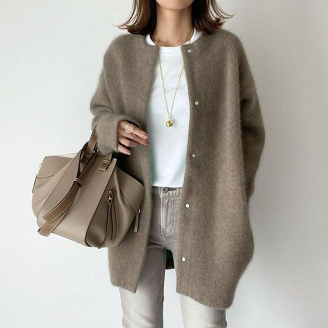 Mujer Cardigan de Punto Longline (15)