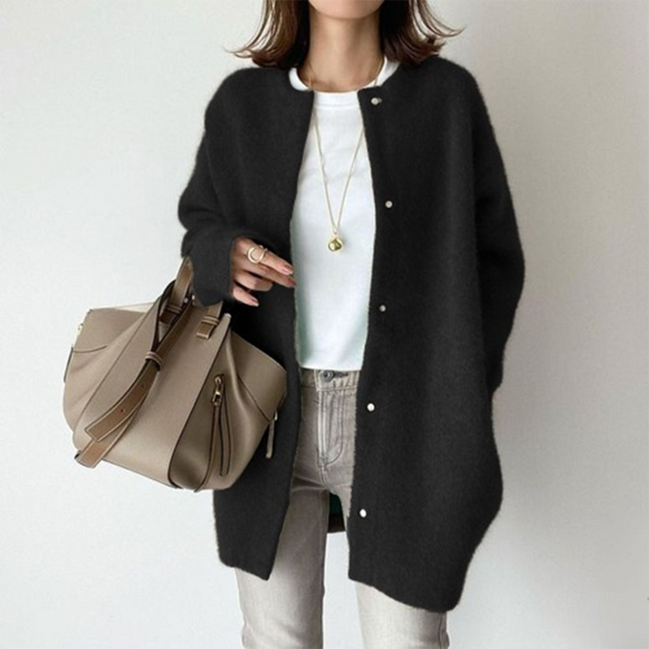 Mujer Cardigan de Punto Longline (6)