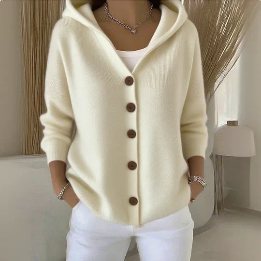 Mujer Cardigan suelto y versátil en Beige