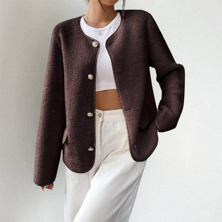 Mujer Chaqueta de Punto Oversized Casual (5)