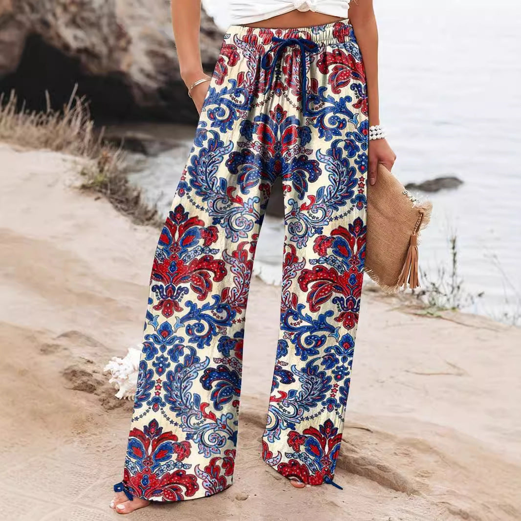 Mujer Pantalones Anchos Desenfadados Versátiles (2)