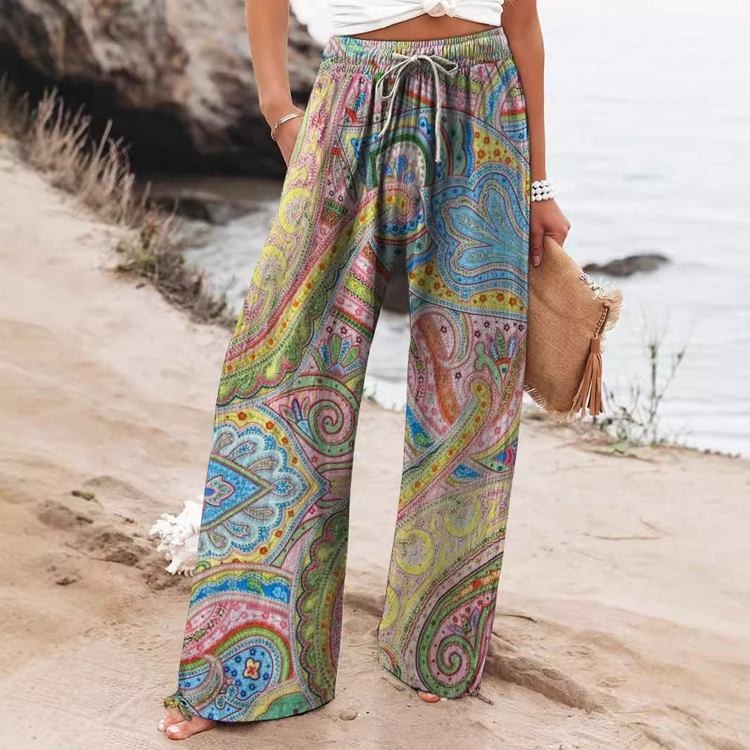 Mujer Pantalones Anchos Desenfadados Versátiles (4)