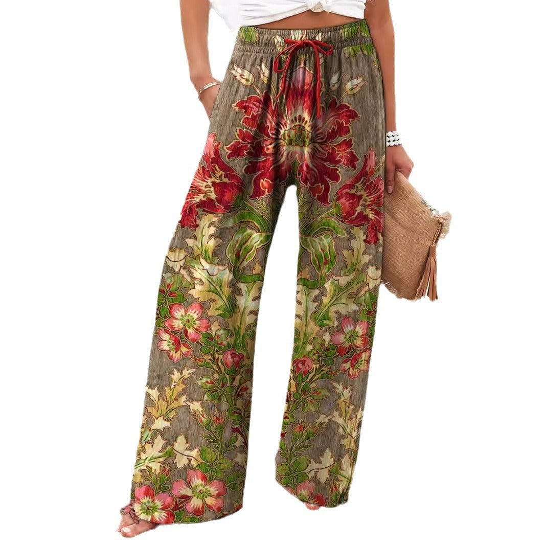 Mujer Pantalones Anchos Desenfadados Versátiles (5)