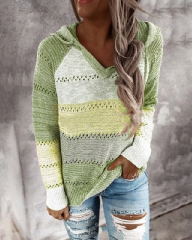 Mujer Sudadera Termica Manga Larga Comoda en Verde