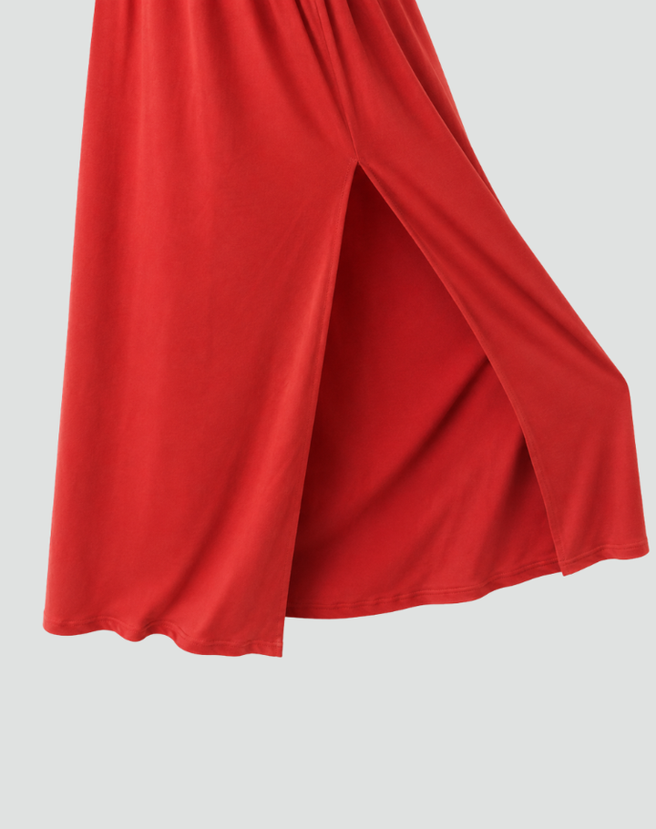 Mujer Vestido de Cóctel Maxi Asimétrico (11)