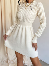 Sofía | Damen Strickkleid kurz für Herbst