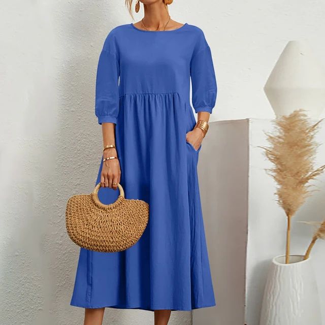 Mujer Vestido de Verano Maxi