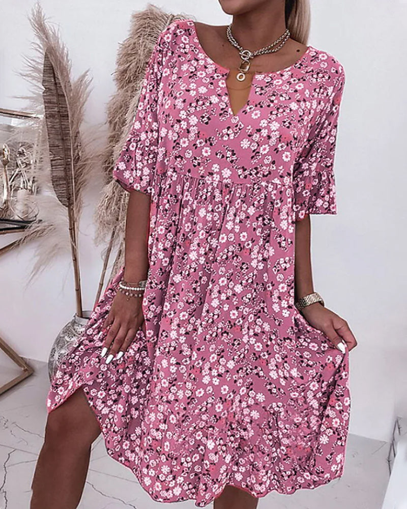 Mujer Vestido de Verano Midi
