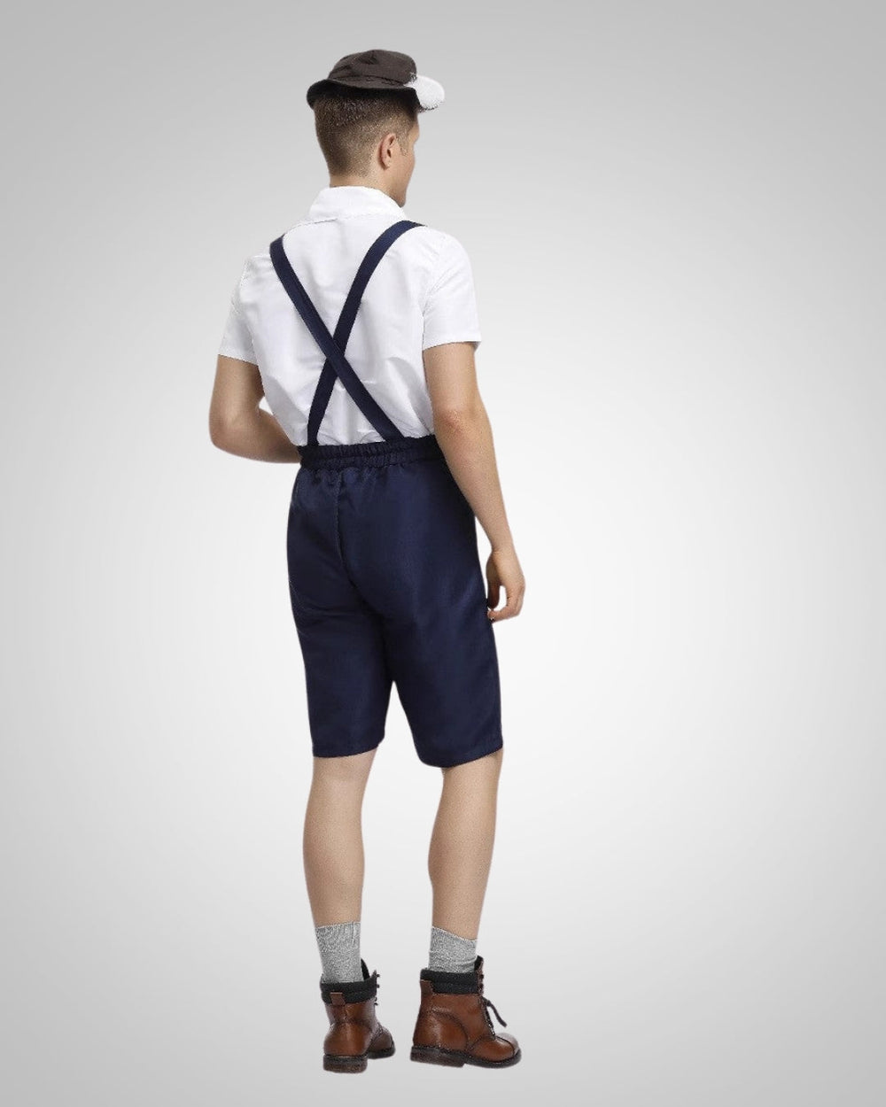 Pantalón Corto Cuero Oktoberfest para Hombre (2)