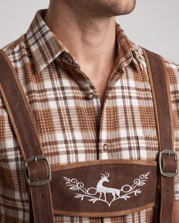 Pantalón Cuero Oktoberfest para Hombre Trachten (2)