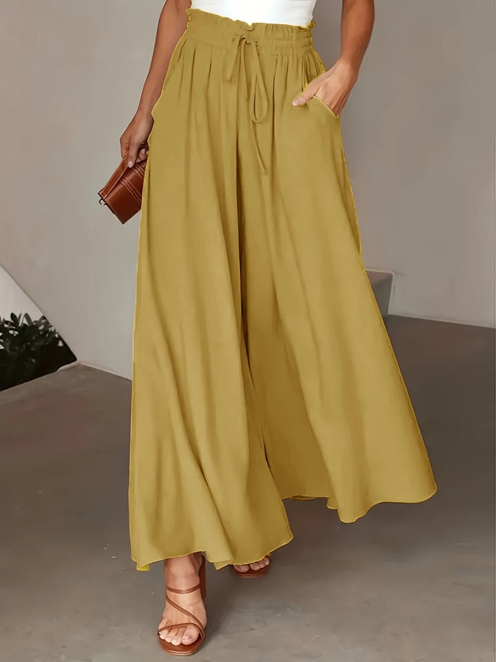Pantalones anchos cómodos de verano (4)