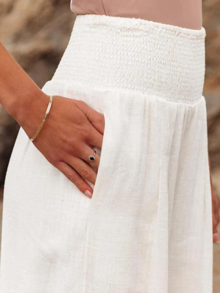 Pantalones Anchos Elegantes de Playa (4)