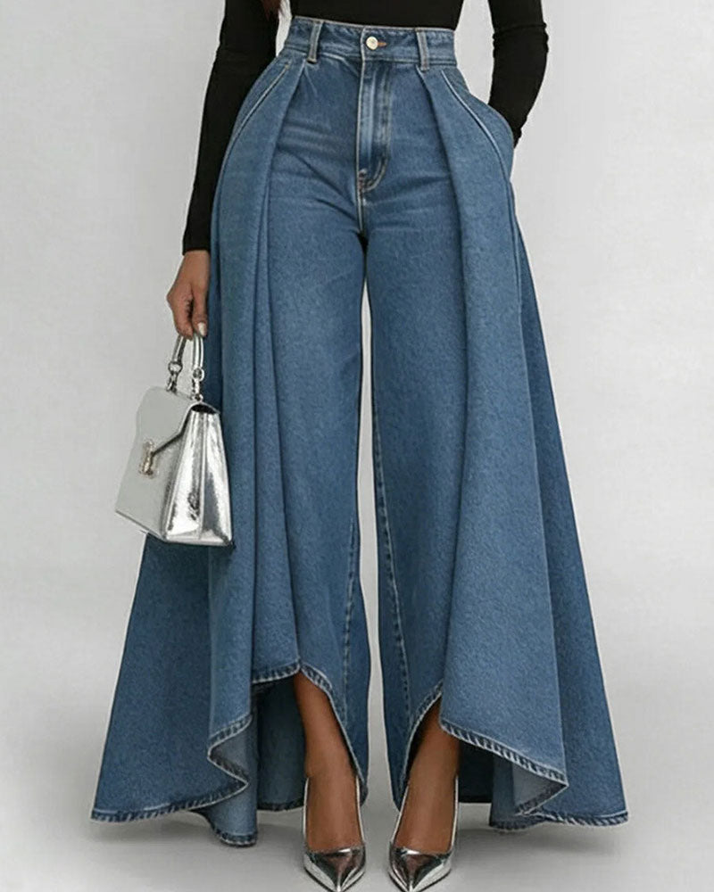 Pantalones anchos largos de verano en Blau Jeans
