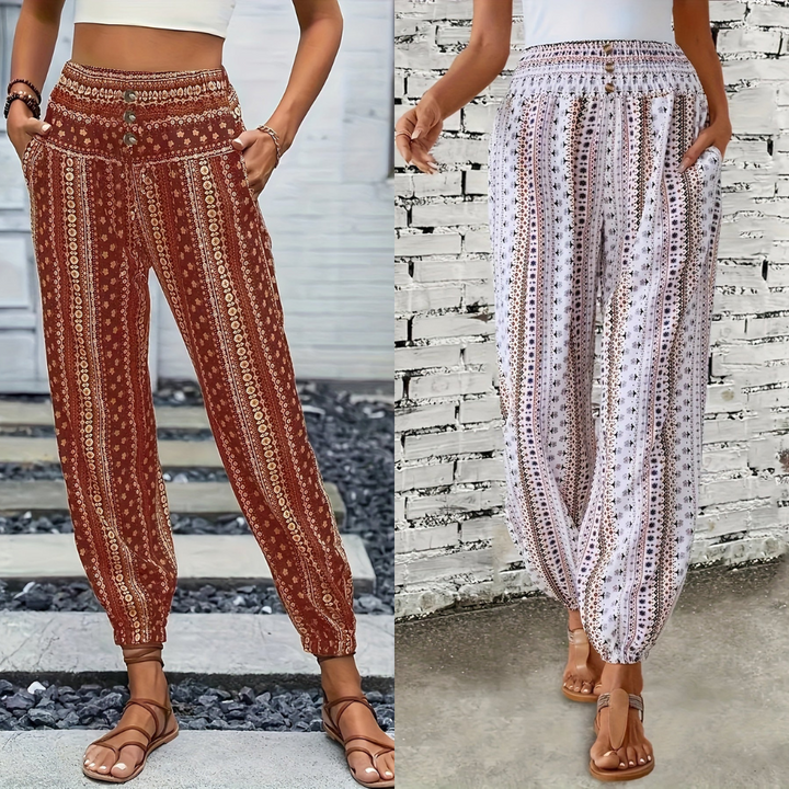 Pantalones Boho Cintura Alta (2)