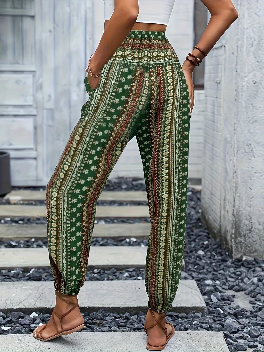 Pantalones Boho Cintura Alta (4)