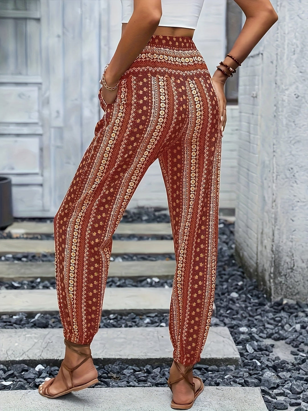 Pantalones Boho Cintura Alta (5)