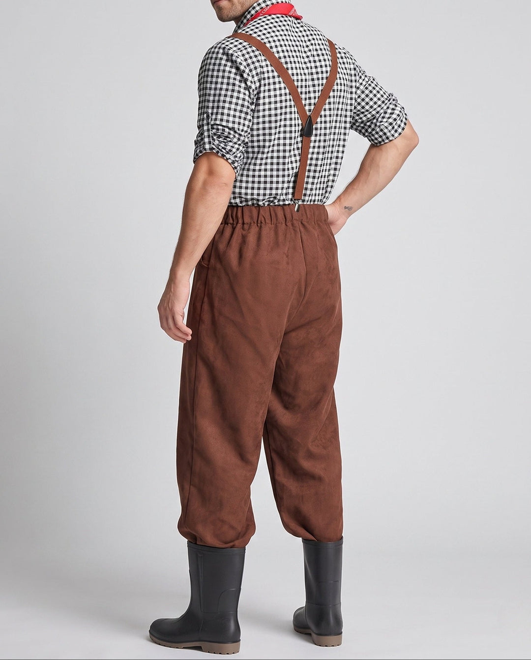 Pantalones Oktoberfest tradicionales para hombre (3)