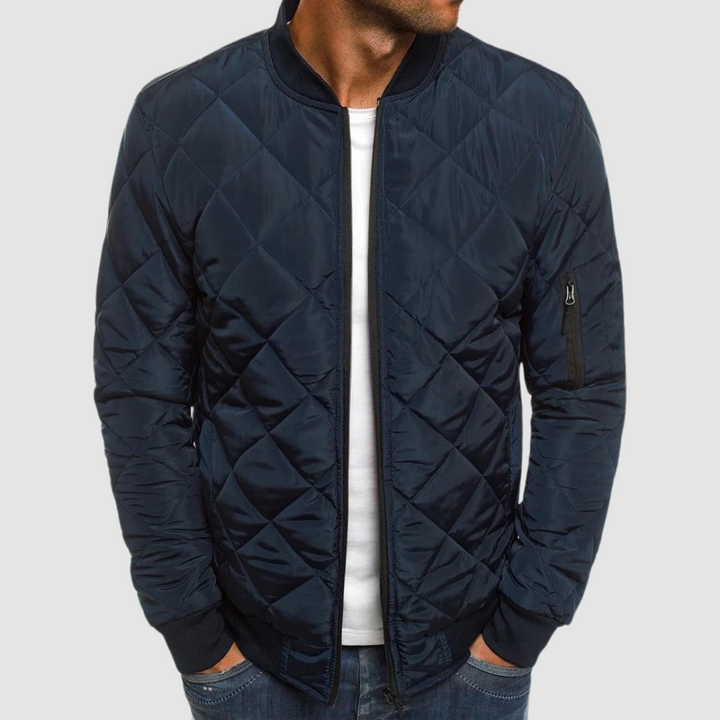 Praktische Herren-Parka für den Herbst in Marineblau